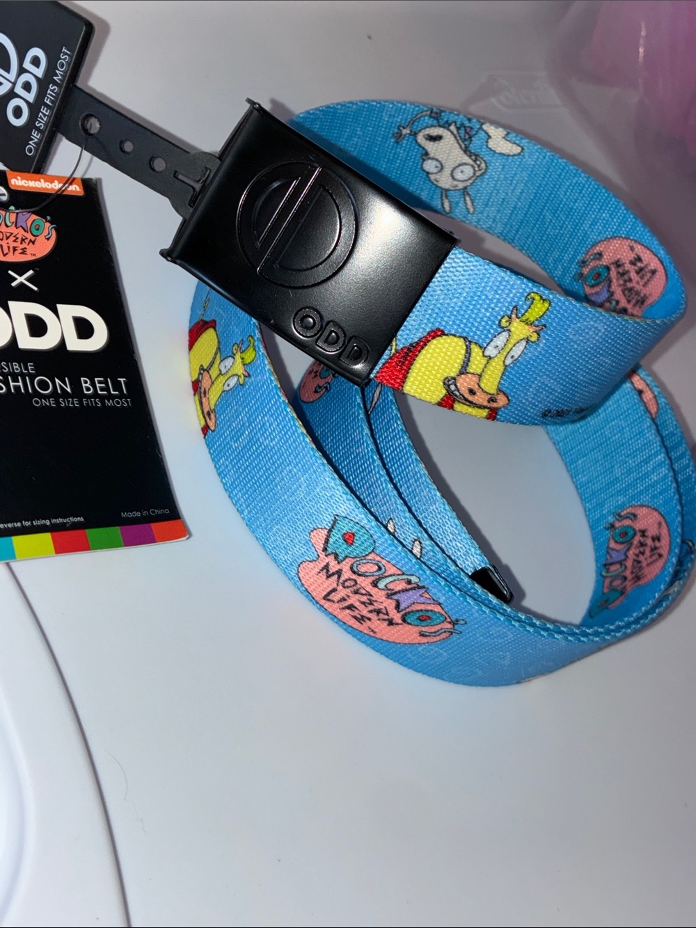 ODD X Rocko’s Modern Life reversible belt